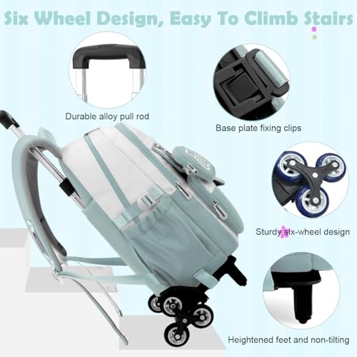 PALAY® School Backpacks for Girls with Wheels Children's Backpack Lightweight School Bags Waterproof Backpacks for Girls PALAY® School Backpacks for Girls with Wheels Children's Backpack Lightweight School Bags Waterproof Backpacks for Girls